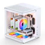 Jonsbo TK-1 2.0 Gaming Mini Tower Κουτί Υπολογιστή με Πλαϊνό Παράθυρο Λευκό - Image 2