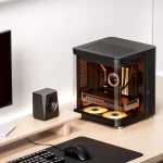 Jonsbo TK-1 2.0 Gaming Mini Tower Κουτί Υπολογιστή με Πλαϊνό Παράθυρο Μαύρο - Image 4