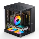 Jonsbo TK-1 2.0 Gaming Mini Tower Κουτί Υπολογιστή με Πλαϊνό Παράθυρο Μαύρο - Image 5