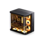 Jonsbo TK-2 2.0 Midi Tower Κουτί Υπολογιστή με Πλαϊνό Παράθυρο Μαύρο