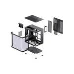 Jonsbo TK-2 2.0 Midi Tower Κουτί Υπολογιστή με Πλαϊνό Παράθυρο Μαύρο - Image 10