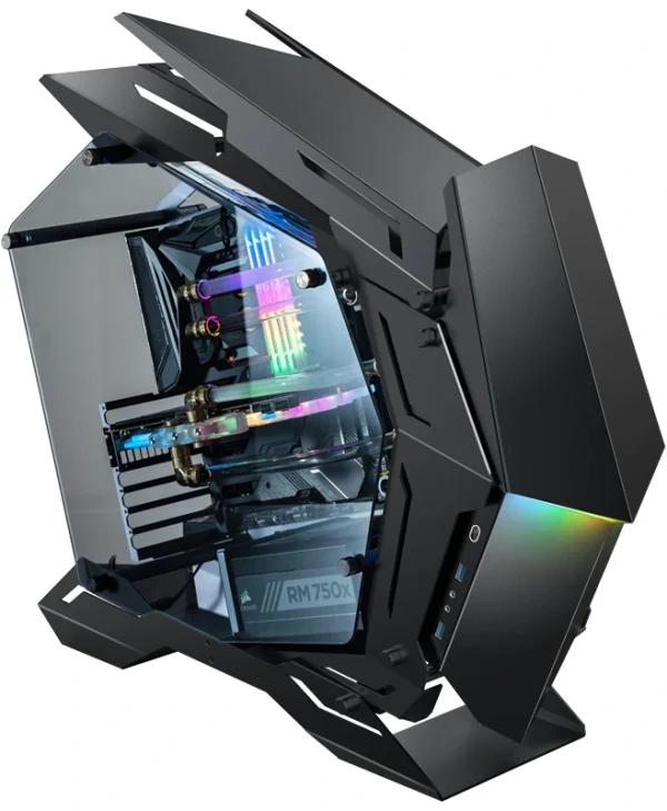Jonsbo MOD3 Gaming Full Tower Κουτί Υπολογιστή με Πλαϊνό Παράθυρο και RGB Φωτισμό Μαύρο