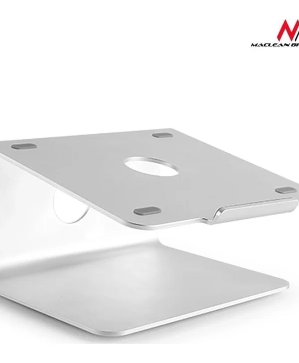Maclean Energy Deluxe Aluminum Desktop Stand MC-730 Βάση Στήριξης για Laptop έως 17" Ασημί MC-730