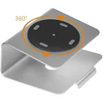 Maclean Energy Deluxe Aluminum Desktop Stand MC-730 Βάση Στήριξης για Laptop έως 17" Ασημί MC-730 - Image 7