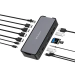 Verbatim USB-C Docking Station με HDMI/DisplayPort 4K PD Ethernet και σύνδεση 2 Οθονών Γκρι (32171) 32171 - Image 4