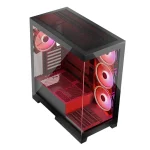 Modecom Volcano Space Apex ARGB Midi Tower Κουτί Υπολογιστή με Πλαϊνό Παράθυρο Μαύρο - Image 2