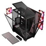 Modecom Volcano Space Apex ARGB Midi Tower Κουτί Υπολογιστή με Πλαϊνό Παράθυρο Μαύρο - Image 5