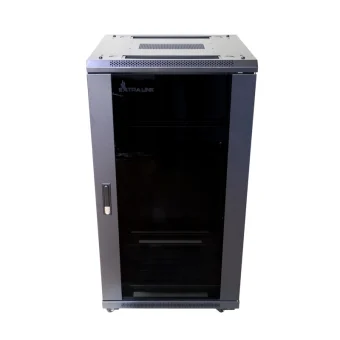 Extralink Επιδαπέδια Καμπίνα Rack 22U Μαύρο EX.14398 EX.14398