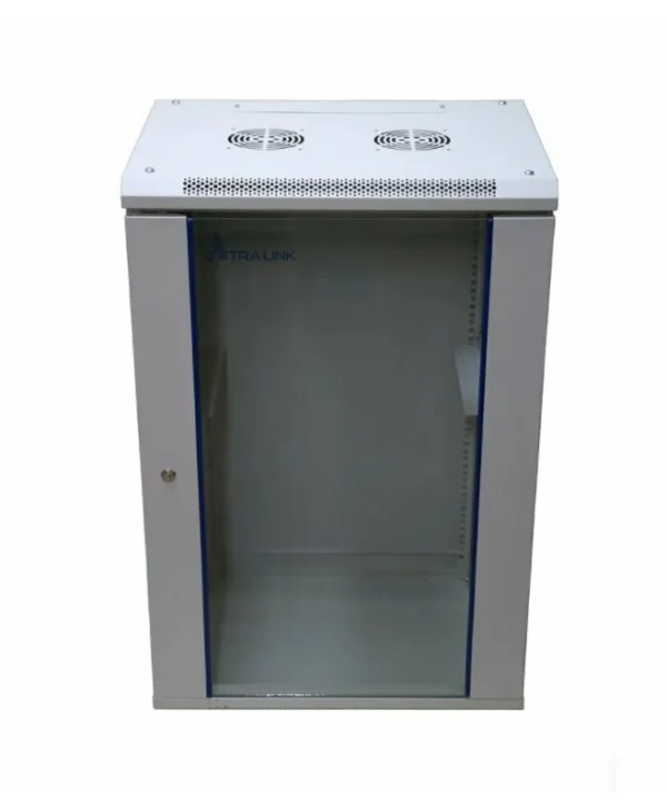 Extralink Επιτοίχια Καμπίνα Rack 18U 60x60cm Γκρι EX.16897 EX.16897