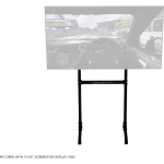 Next Level Racing Βάση Δαπέδου Οθόνης έως 85" με Ροδάκια Ασημί (NLR-A011) - Image 5
