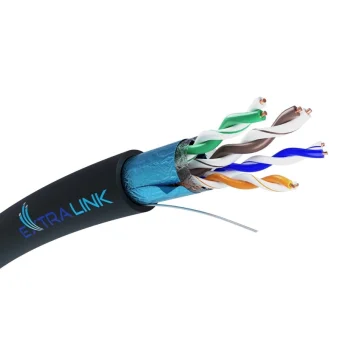 Extralink F/FTP Cat.5e Καλώδιο Δικτύου Ethernet εξωτερικού χώρου 305m 1τμχ
