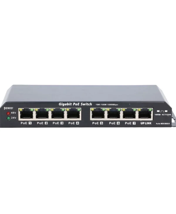 Extralink EX.1025 Unmanaged L2 PoE Switch με 8 Θύρες Gigabit (1Gbps) Ethernet EX.1025