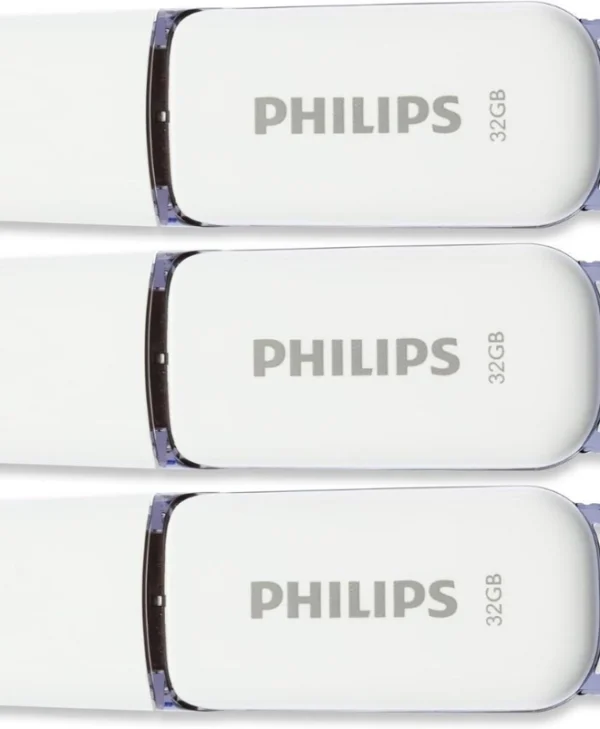 Philips Snow Edition 32GB USB 2.0 Stick 3τμχ Λευκό