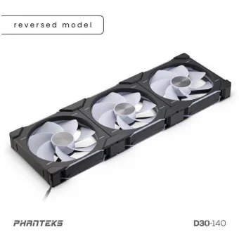 Phanteks PH-F140D30R Case Fan με RGB Φωτισμό και Σύνδεση 4-Pin PWM 3τμχ