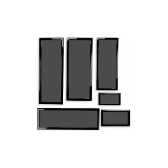 Demciflex Dust Filter set for Lian Li O11 Dynamic Black