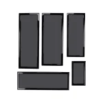 Demciflex Dust Filter set for Lian Li O11 Dynamic Black - Image 2
