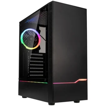 Kolink Inspire K9 Gaming Midi Tower Κουτί Υπολογιστή με Πλαϊνό Παράθυρο και RGB Φωτισμό Μαύρο