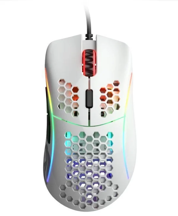 Glorious PC Gaming Race Model D RGB Gaming Ποντίκι 12000 DPI Glossy White