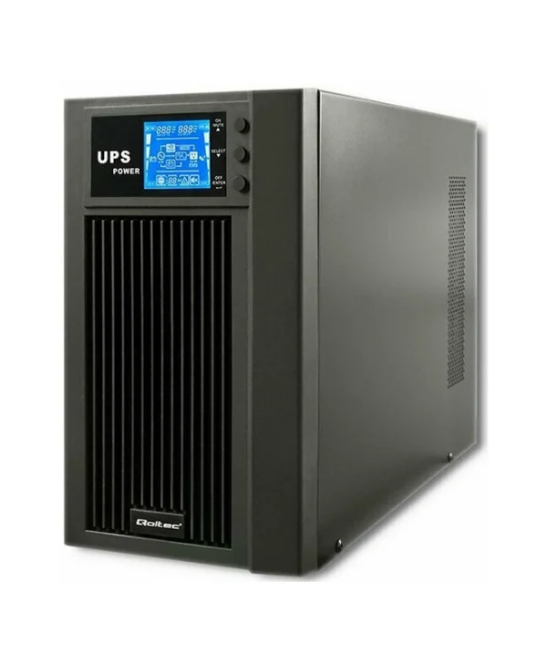 Qoltec Uninterruptible Power Supply UPS On-Line 3000VA 2400W με 4 Πρίζες