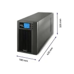 Qoltec Uninterruptible Power Supply UPS On-Line 3000VA 2400W με 4 Πρίζες - Image 7