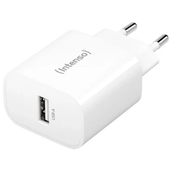 Intenso Φορτιστής Χωρίς Καλώδιο με Θύρα USB-A 5W Λευκός (W5A)