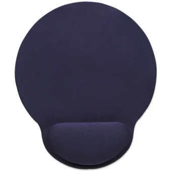 Manhattan 350077 Mouse Pad με Στήριγμα καρπού Μπλε