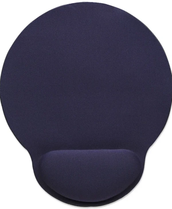Manhattan 350077 Mouse Pad με Στήριγμα καρπού Μπλε