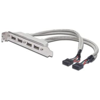 Digitus 4x USB 2.0 male 25cm