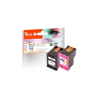 Peach Πακέτο Συμβατών Μελανιών Εκτυπωτή InkJet HP 11ml Πολλαπλό (Color) 2τμχ