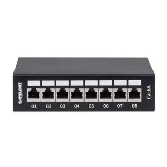 Intellinet Patch Panel Shielded cat6a Μαύρο
