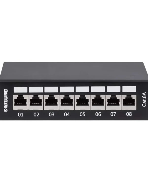Intellinet Patch Panel Shielded cat6a Μαύρο