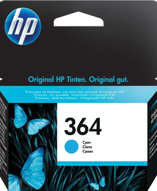 HP 364 Γνήσιο Μελάνι Εκτυπωτή InkJet Κυανό (CB318EE) CB318EE