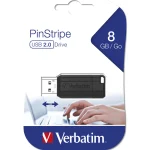 Verbatim PinStripe 8GB USB 2.0 Stick Μαύρο - Image 8