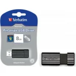 Verbatim PinStripe 8GB USB 2.0 Stick Μαύρο - Image 9