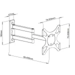 Techly ICA-LCD-2903BICOL Βάση Τηλεόρασης Τοίχου έως 37" ICA-LCD-2903BICOL - Image 4