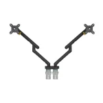 Bakker Elkhuizen BE Flexible Dual Βάση Γραφείου για 2 Οθόνες έως 32" με Βραχίονα