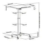 Maclean Energy Τραπεζάκι για Laptop (MC-892B) MC-892B - Image 8