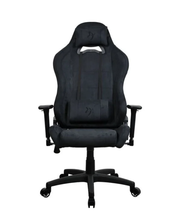 Arozzi Torretta Supersoft Υφασμάτινη Καρέκλα Gaming με Ρυθμιζόμενα Μπράτσα Μαύρη