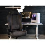 Arozzi Torretta Supersoft Υφασμάτινη Καρέκλα Gaming με Ρυθμιζόμενα Μπράτσα Μαύρη - Image 5