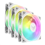 Asus TUF Gaming TR120 ARGB Case Fan με Σύνδεση 4-Pin PWM 3τμχ Λευκό - Image 3