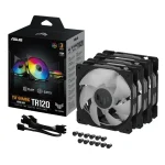Asus TUF Gaming TR120 ARGB Case Fan με Σύνδεση 4-Pin PWM 3τμχ - Image 2