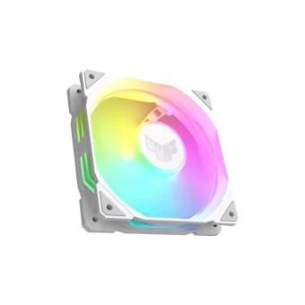 Asus TUF Gaming TR120 ARGB Case Fan με Σύνδεση 4-Pin PWM Λευκό