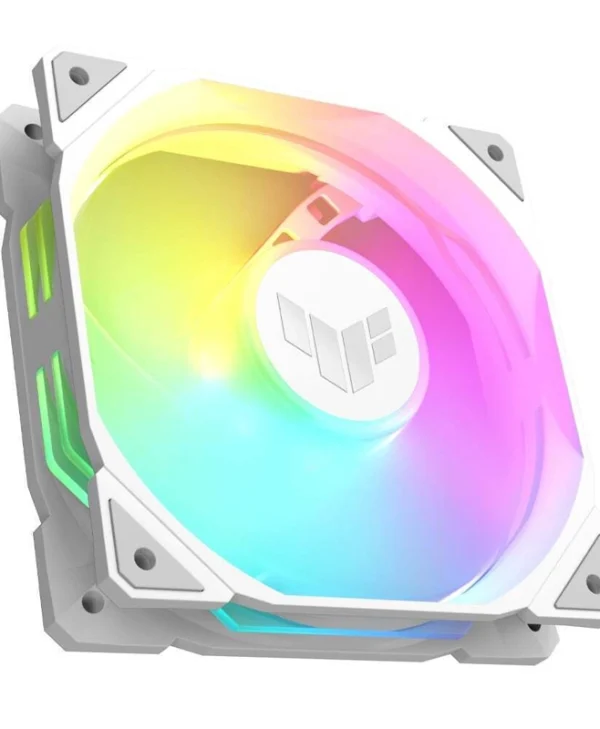 Asus TUF Gaming TR120 ARGB Case Fan με Σύνδεση 4-Pin PWM Λευκό