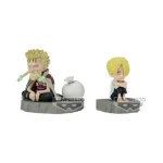 One Piece World Collectable Stories Sanji & Zeff Figure 6cm
