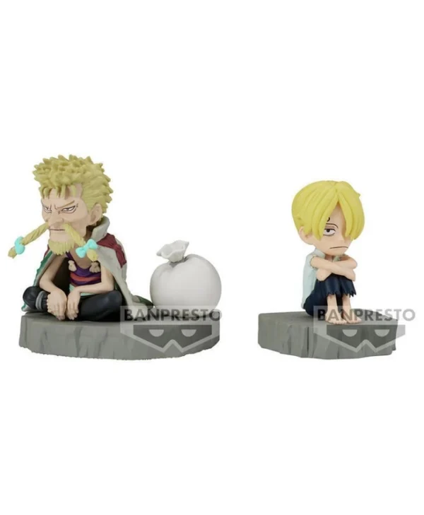 One Piece World Collectable Stories Sanji & Zeff Figure 6cm