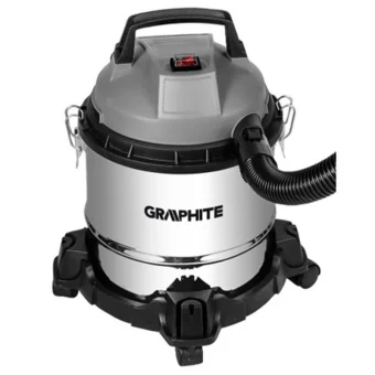 Graphite Σκούπα Υγρών / Στερεών 800W με Ανοξείδωτο Κάδο 12lt