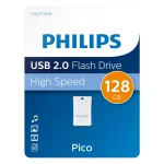 Philips Pico 128GB USB 2.0 Stick Πορτοκαλί - Image 2