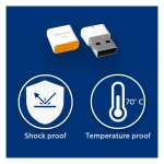 Philips Pico 128GB USB 2.0 Stick Πορτοκαλί - Image 3