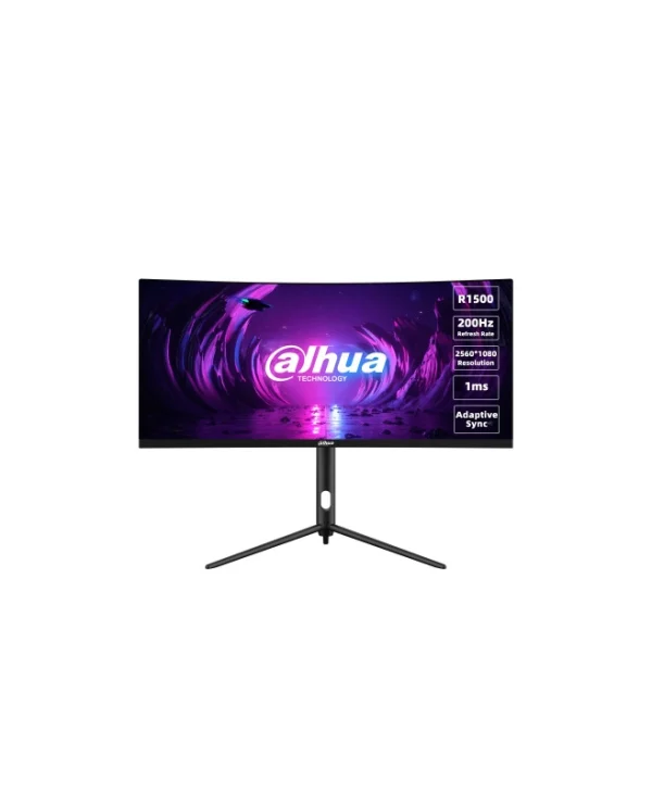 Dahua LM30-E330CA VA Curved Gaming Monitor 30" FHD 2560x1080 200Hz με Χρόνο Απόκρισης 1ms GTG