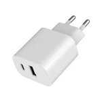 Gembird Φορτιστής Χωρίς Καλώδιο με Θύρα USB-A και Θύρα USB-C 12W Power Delivery Λευκός (TA-UC-2AC12-01) TA-UC-2AC12-01 - Image 2